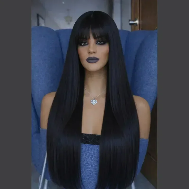 פאה חלקה פוני ארוכה