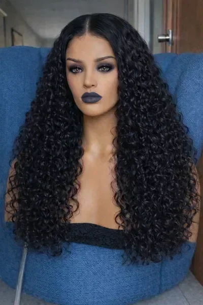 פאה מתולתלת בגוון בלונד דבש – Samuel-wigs